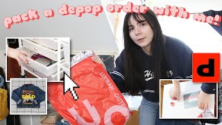 Pack A Depop Order With Me! | Packing, Shipping, and Accounting for my small business :)