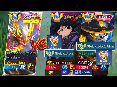 NABRAK TRIO TOP GLOBAL No.1 LAGI WS!! STAR 900!! MATCH TERGILA PERTARUNGAN PARA TOP GLOBAL HERO!