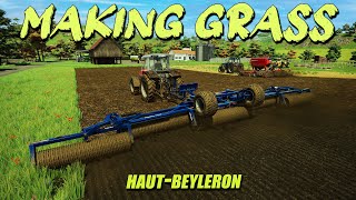 Creating grass fields for Silage in Farming Simulator 22 | Haut-Beyleron | Episode 23