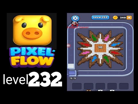 Pixel Flow Level 232 Walkthrough