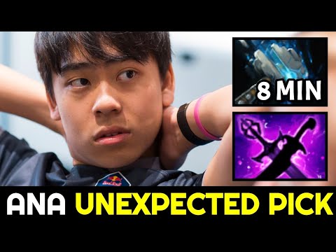 ANA Unexpected Pick ft JERAX — Pos1 Nyx Assassin with 8min Meteor Hammer Dota 2