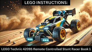 LEGO INSTRUCTIONS: Build the 42095 Remote-Controlled Stunt Racer! 🏎️✨ (Step-by-Step Flip Through)