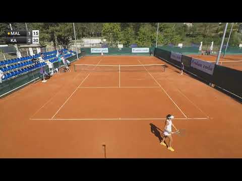 Daria Malaescu 1st round vs. Aleksandra Krunic (former Top 40 WTA) at the W40 Kursumlijska Banja
