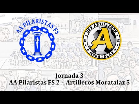 Temp. 19-20. Jornada 3: AA Pilaristas FS 2 - Artilleros Moratalaz 5