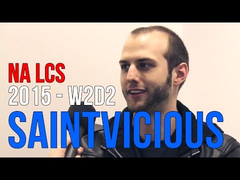 NA LCS 2015: Saintvicious "Just Bunny made me want to play [again]."