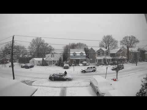 Winter Storm Gail - 24 hour Time Lapse