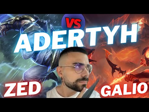 ADERTYH | ZED VS GALIO | MID GAMEPLAY | Patch 15.11 / Season 15 | #LeagueofLegends