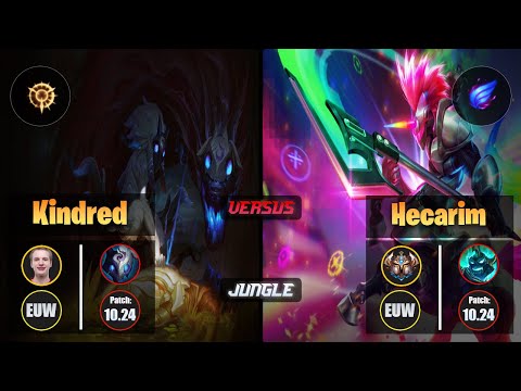 Jankos KINDRED (Jungle) [Press the Attack] VS HECARIM - Challenger EUW Patch 10.24