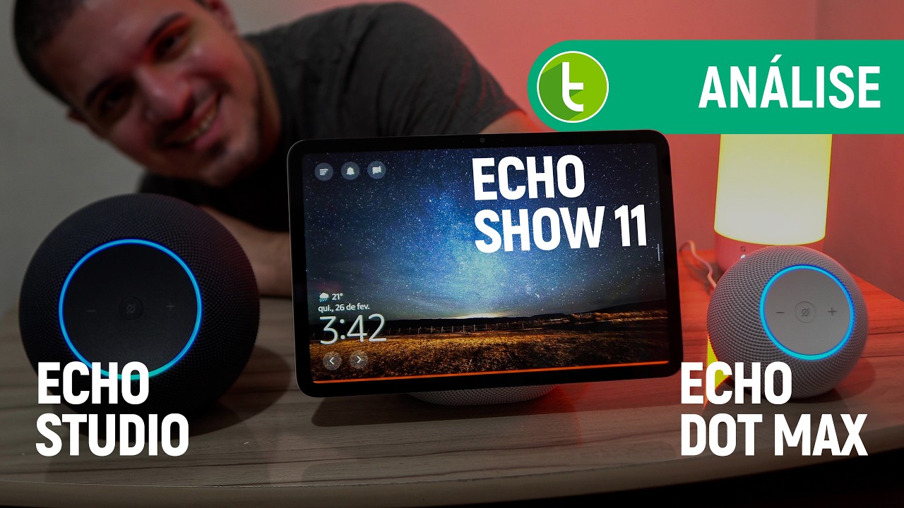 Miniatura da avaliação em vídeo de Smart Display Amazon Echo Show 11 Full HD Branco