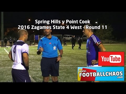 2016 State 4 W Rd 11 - Spring Hills FC v Point Cook FC
