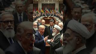Trump Orders Khamenei to Open the Strait of Hormuz 😂🔥 #politicalsatire #funnyshorts  #worldleaders 