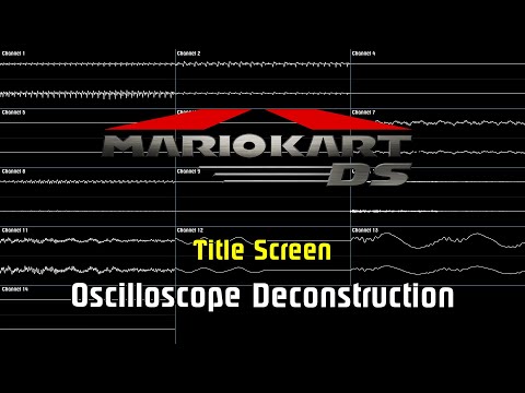 Mario Kart DS - Title Screen [Oscilloscope Deconstruction]