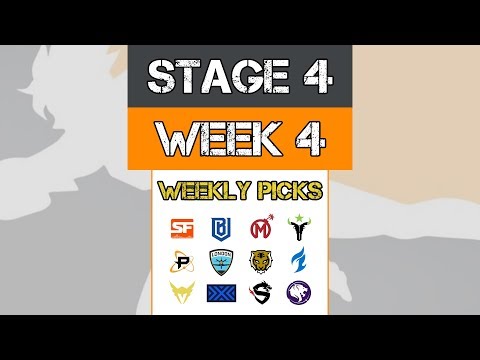 OWL Weekly Picks | Season 1 Stage 4 Week 4