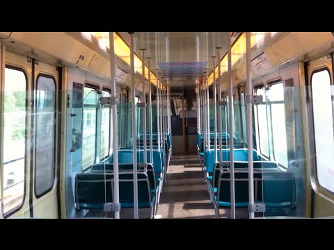 RET Metro Rit Schiedam Centrum - Beurs Rotterdam (in de Type T) richting Binnenhof