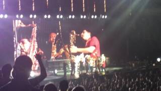 Red Hot Chili Peppers, Rebirth Brass Band, George Porter Jr, Ivan Neville and Trombone Shorty jaming