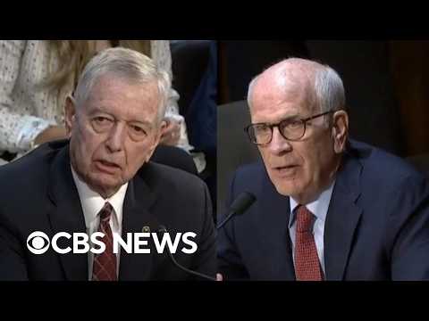 Sen. Welch presses former AG John Ashcroft on the dynamic between president, attorney general