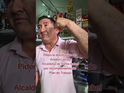 PIDEN LA DESTITUCION DE LA ALCALDESA ANABEL LALVAY #SANTAISABEL #AZUAY #ECUADOR