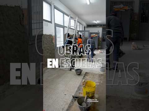 🏫🚧 OBRAS DE LA COMUNIDAD EN ESCUELAS DURANTE LAS VACACIONES DE INVIERNO