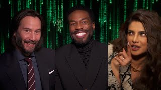 MATRIX 4: Backstage with Keanu Reeves, Carrie-Anne Moss, Priyanka Chopra Jonas & more! video