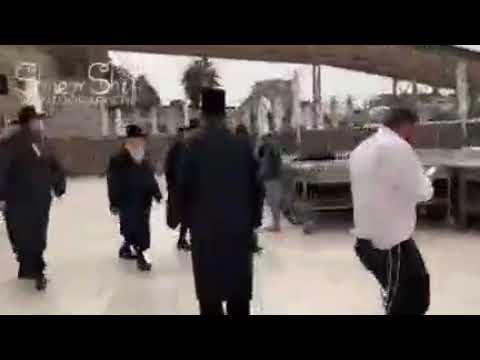 Gerer Rebbe davening At The Kosel In Connection With The Unrest In Europe - Adar II 5782