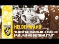 Sondre Tronstad plakt naam op Heldenwand
