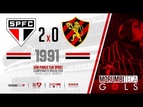 São Paulo 2x0 Sport - Brasileiro 1991 - rodada 15 - 28/04/1991