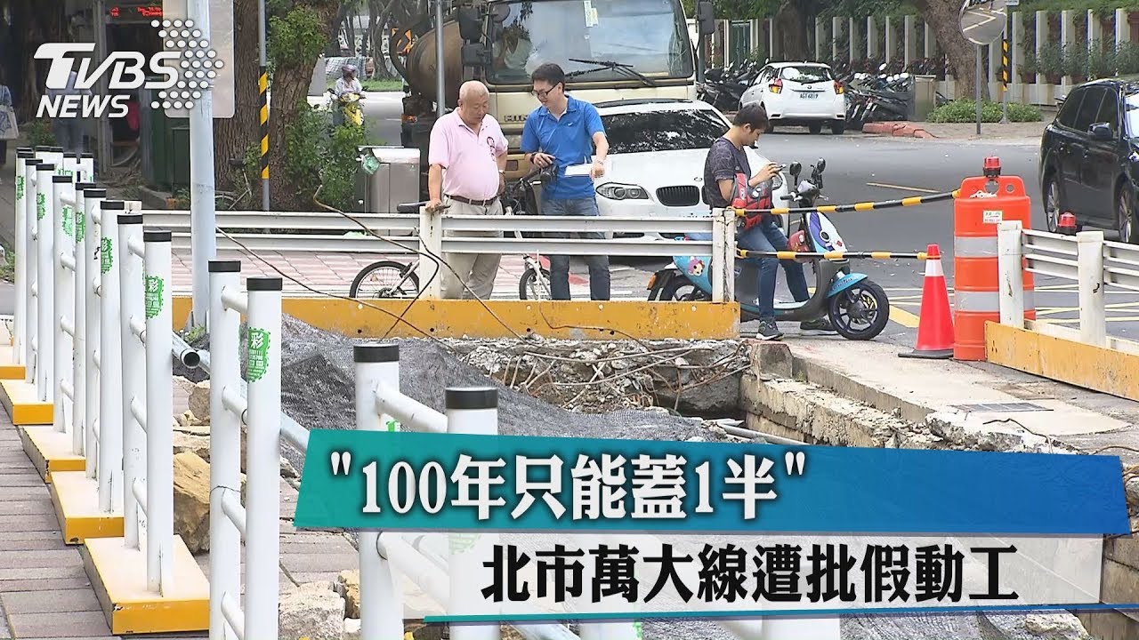 「100年只能蓋1半」 北市萬大線遭批假動工