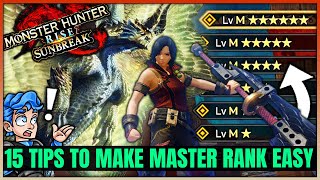 15 Secret Tips & Tricks You NEED to Know - Become a Better Hunter - Monster Hunter Rise Sunbreak!