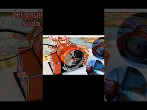 A fully functional jet engine from Soda Can at home| diy jet engine|