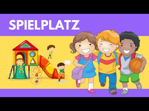 Auf dem Spielplatz | At the Playground | German For Kids