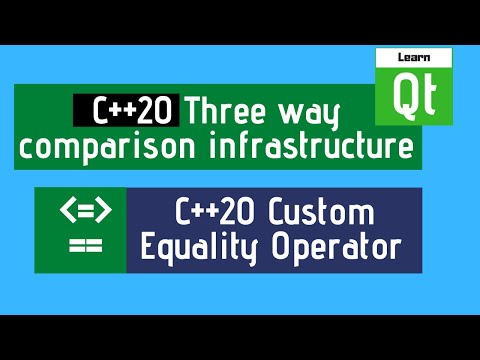 C++ 20 Spaceship (Three way comparison) Operator Demystified - Ep04 : Custom Equality Operator