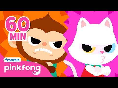Quand Tu es Fâché(e), Compte jusqu'à Trois | +Comptines | Pinkfong en français Chansons pour Enfants