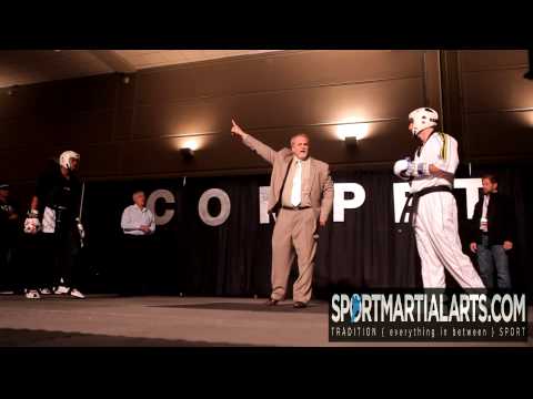 Jamal Albini v Cass Sigmon - Compete Nationals 2013 - Men's team sparring in finals