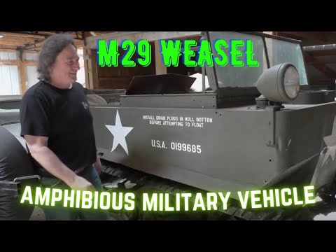 BARN FIND M29 Weasel Amphibious Military Vehicle - Stacey David's Shiftin' Gearz