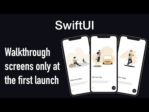 SwiftUI: How to show walkthrough screens only at the first launch?