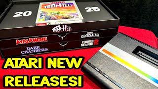 Atari New Releases for the 2600+/7800+ Unboxing & Gameplay