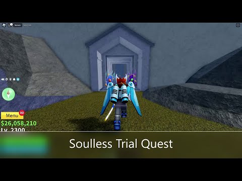 How To Do Soulless Trial Quest in Blox Fruits | Tushita Scroll