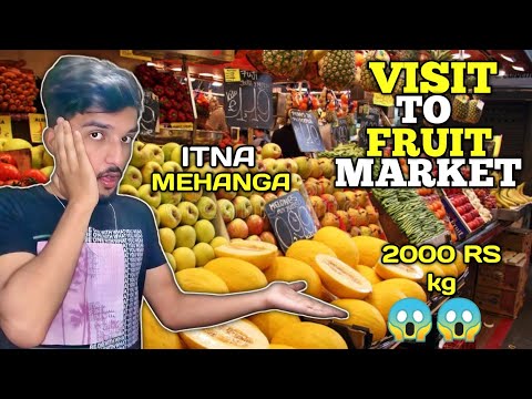 Ghar Ka fruit Lana Ka lia fruit market gay🍎🍓||First time Fruit market explore ki🙂😘.