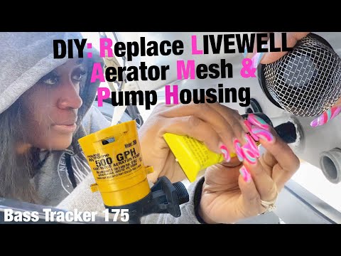 How to install Livewell Aerator Strainer & Aerator Pump Housing | DIY Bass Boat Restoration Ep. 4