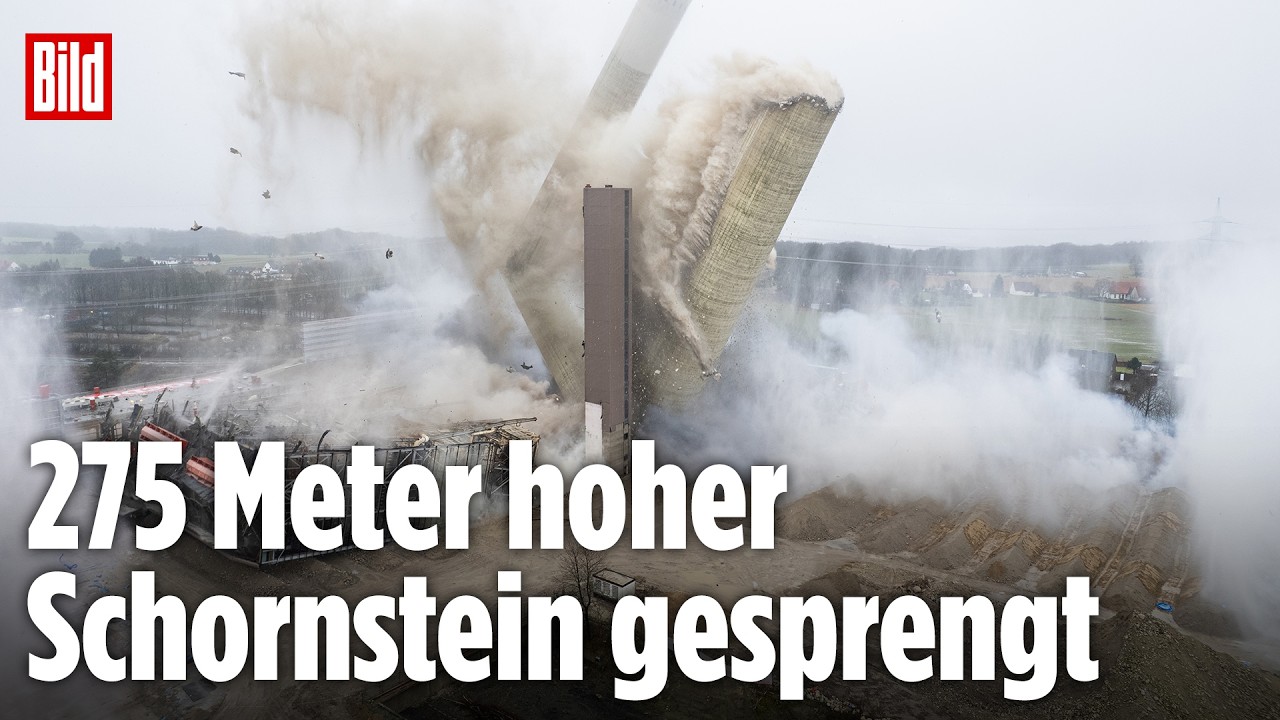 Riesige Sprengung in Ibbenbüren – Hier fallen 15.500 Tonnen Tradition