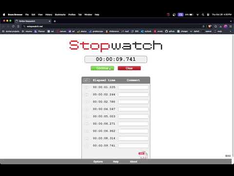 Stopwatch Video