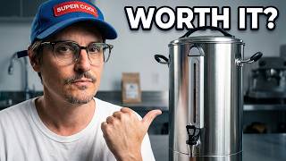 Is This Commercial Coffee Urn Worth It? Unboxing & First Impressions