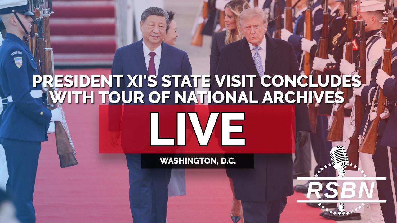 LIVE: President Trump Tours National Archives with President Xi as State Visit Concludes - 09/25/26