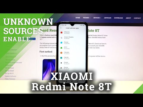 How to Allow Unknown Sources on XIAOMI Redmi Note 8T - Install Unknown Apps