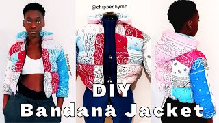 DIY Bandana Jacket • Sewing Vlog • Zero Waste