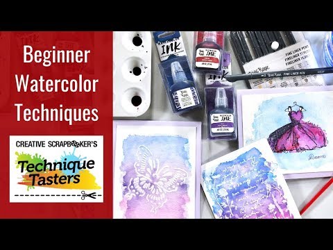 Technique Tasters #185 - Beginner Watercolor Techniques