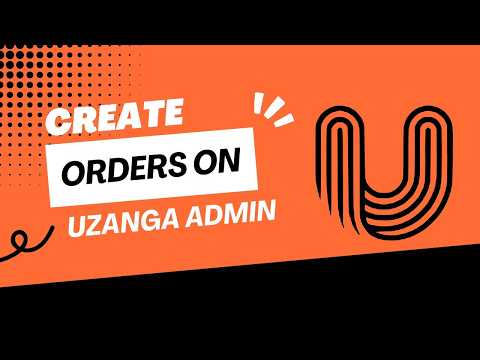 Stop Recording Sales in Spreadsheets 🚫 Learn How to Create Orders on Uzanga