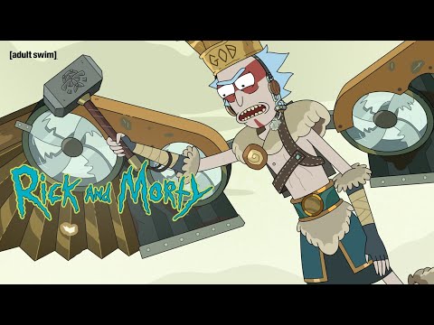 Rick and Morty Season 7 | Attack on Thor's Tower | Adult Swim UK 🇬🇧
