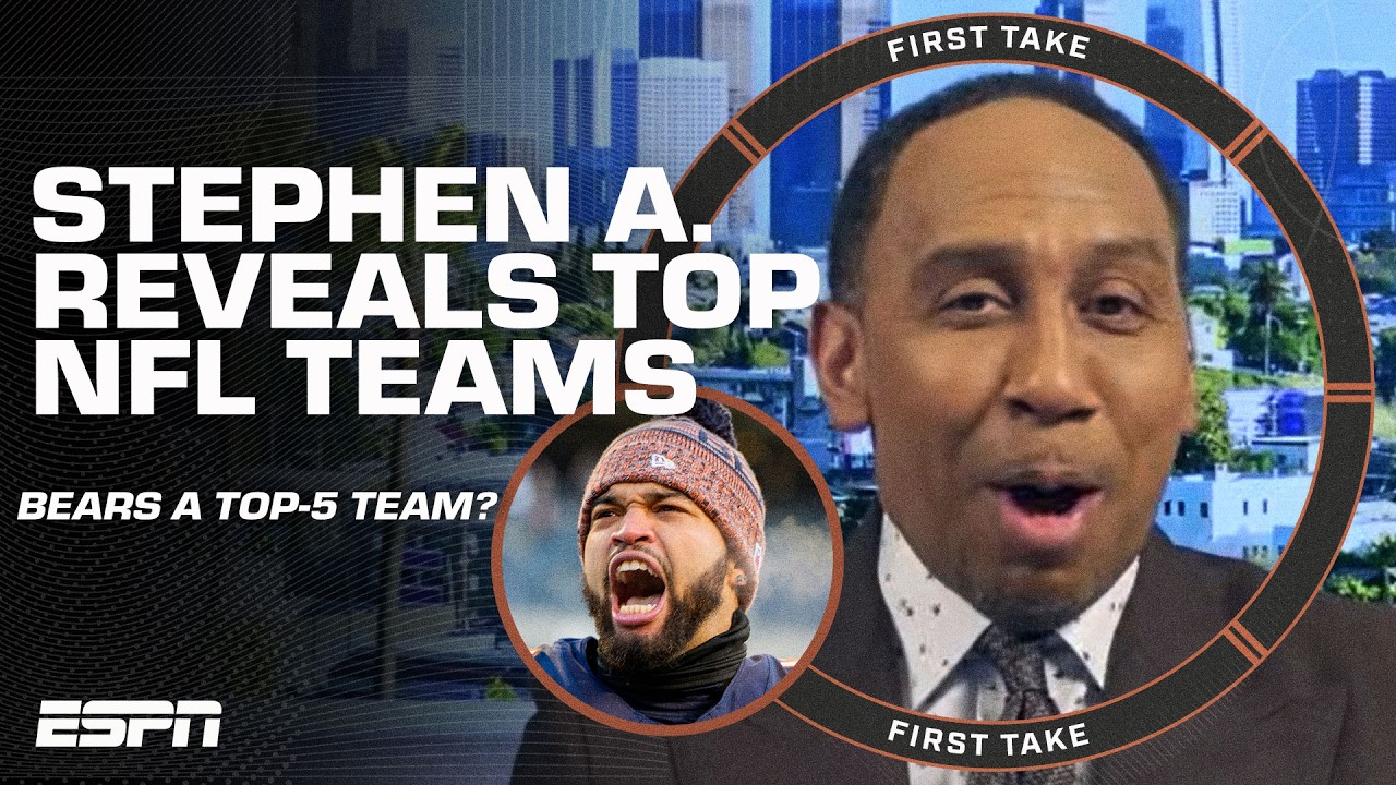 Stephen's A-List gets a C+ after Bears snub 📝👀 'Caleb Williams has been INCREDIBLE!' | First Take