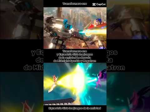 #transformersone #equestriagirl la derrota de Midnight Sparkle y Megatron